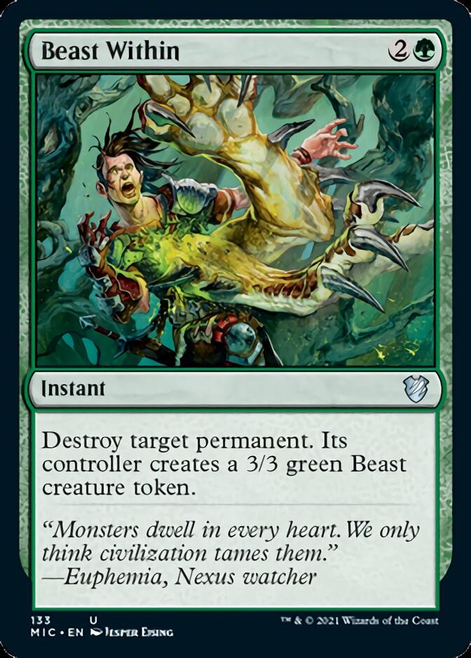 carte Beast Within