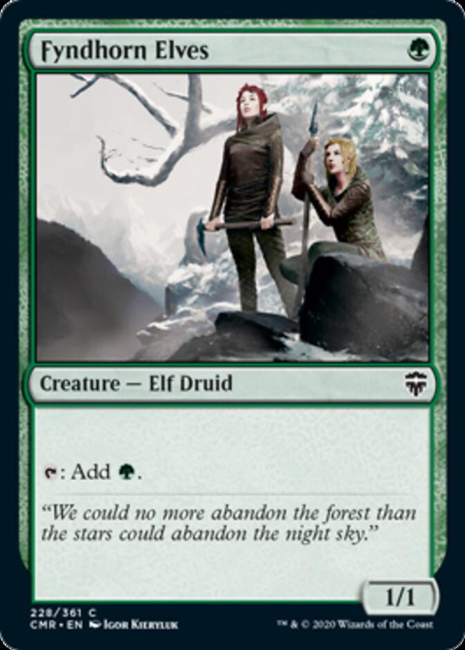 carte Fyndhorn Elves