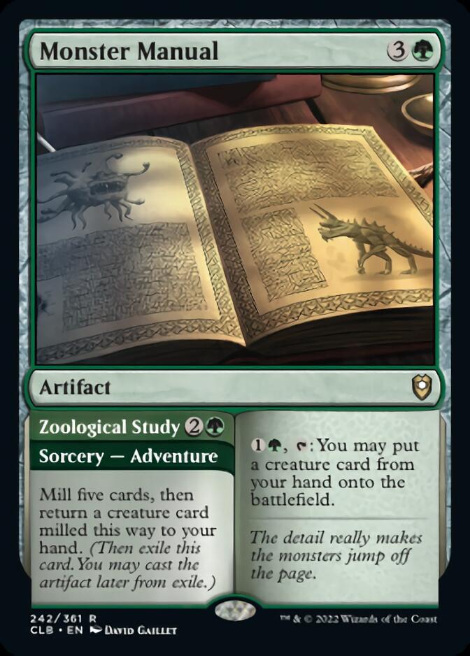 carte Monster Manual