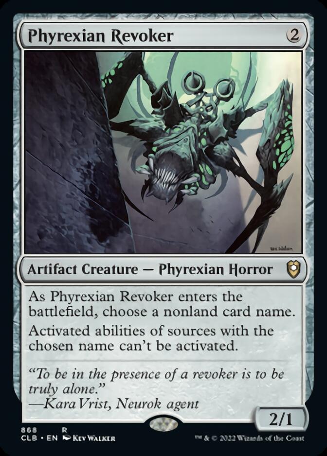 carte Phyrexian Revoker