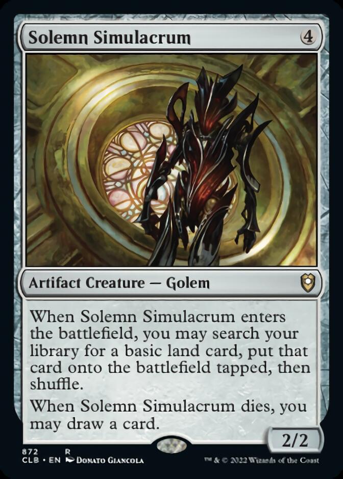 carte Solemn Simulacrum
