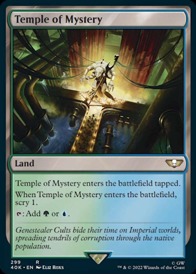 carte Temple of Mystery