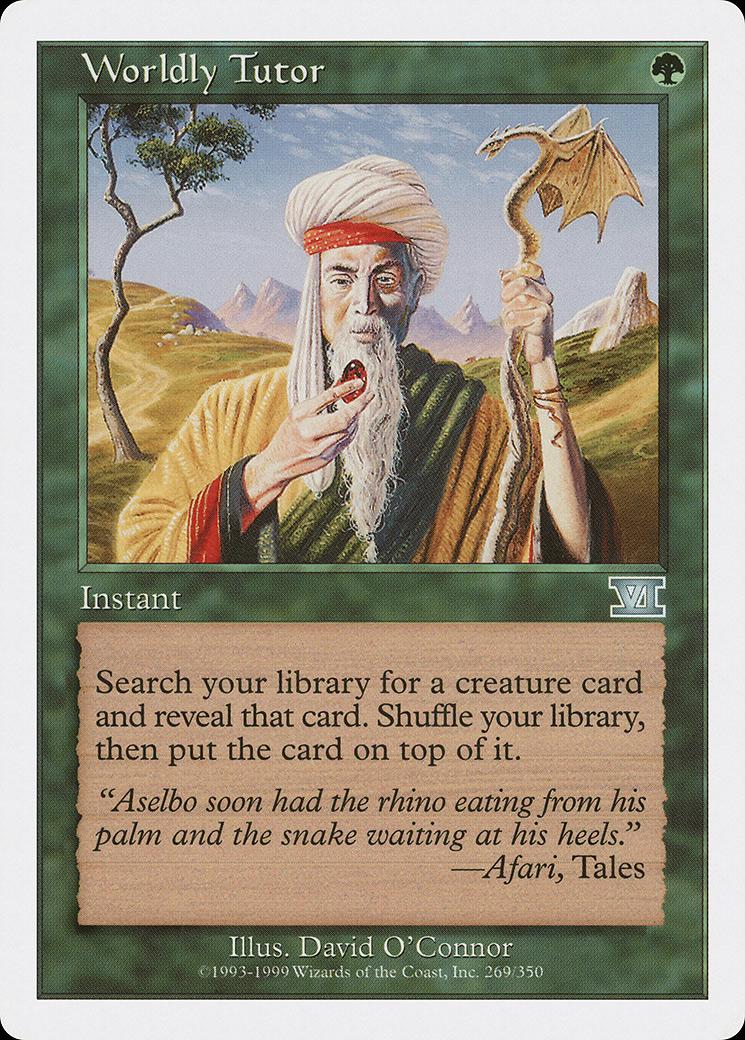 carte Worldly Tutor